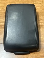 Defect 2008-2014 Dodge Challenger Center Console Black Leather Armrest Lid Oem