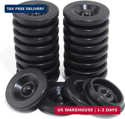 20pcs Trailer Hub Rubber Grease Plugs for Trailer Spindle Axle Dust Cap, Hubs Be