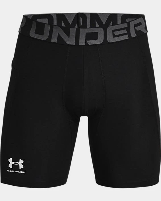 Under Armour Men's HeatGear Armour Compression Shorts Black Size Large NWT