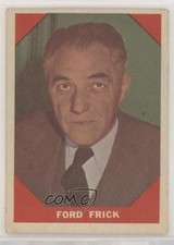 1960 Fleer Baseball Greats Ford Frick #74 HOF 4r6
