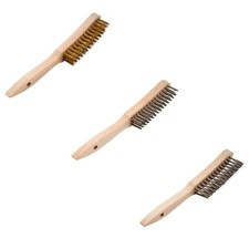 RHODIUS Handb&uuml;rste Stahl/Messing 2-5 Reihen Blech NE-Metalle