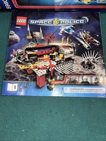 LEGO 5980 Space Police: Squidman's Pitstop INSTRUCTION MANUALS BOOKLETS ONLY 1-2