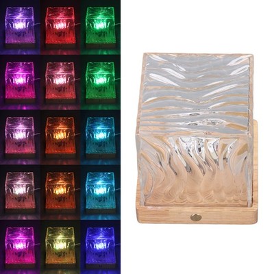 Ocean Wave Projector Light 16 Color Gradient Dynamic Remote Control Touch Co SET