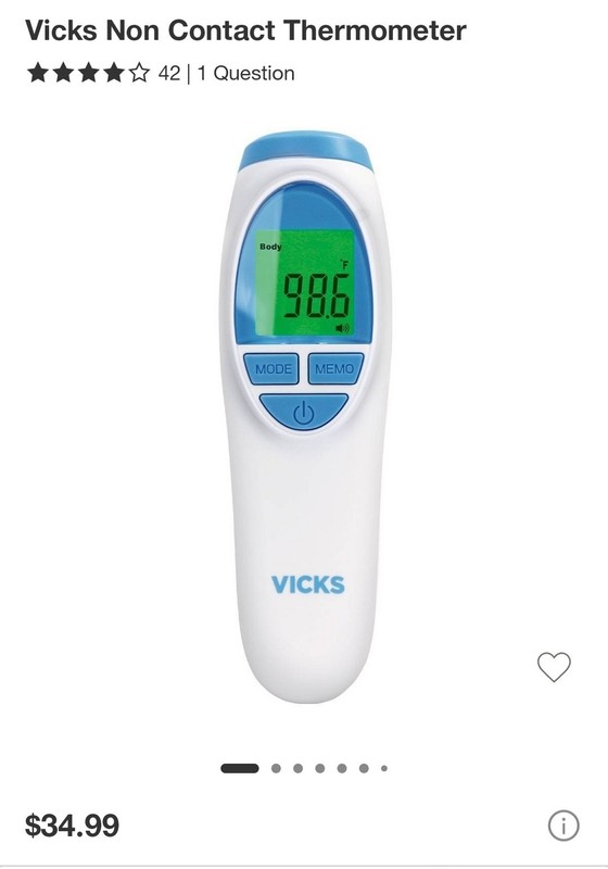 Vicks No-Touch 3-in-1 Thermometer
