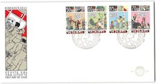 Netherlands #B607-610 FDC, 1984