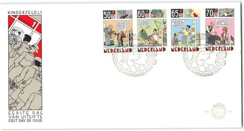 Netherlands #B607-610 FDC, 1984