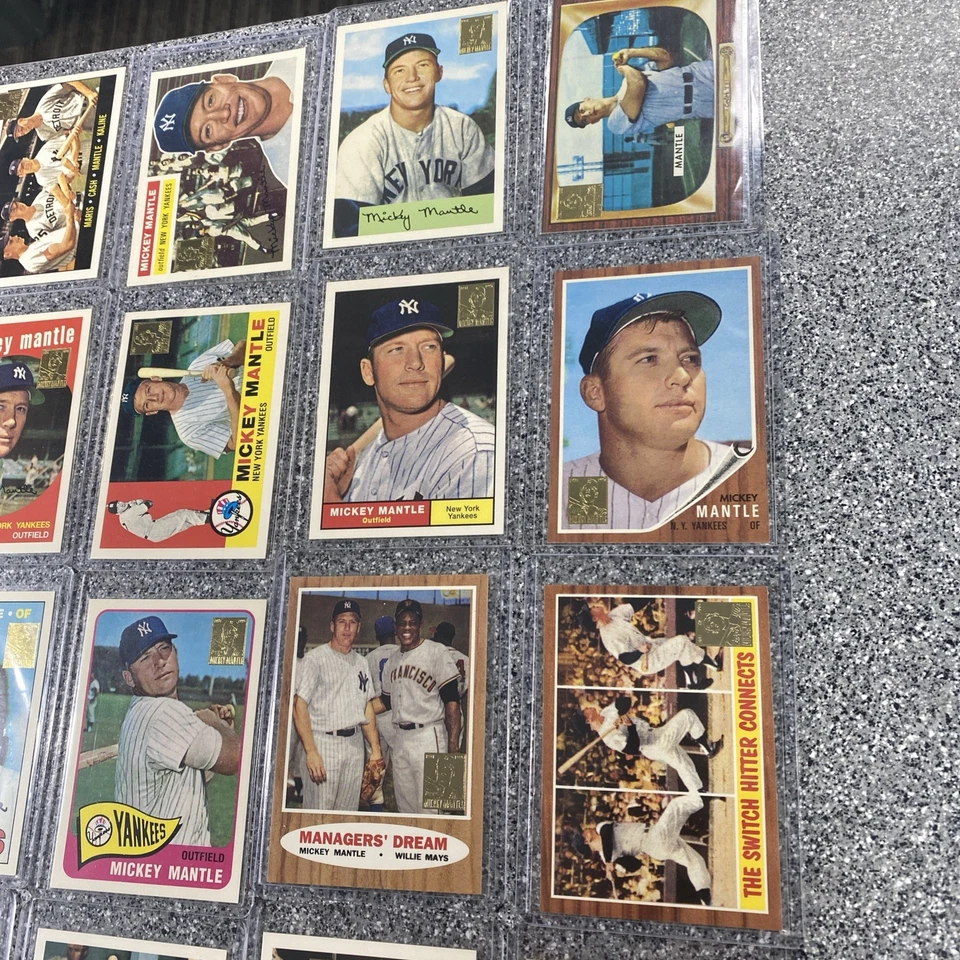 Juego completo conmemorativo de cartas 1996-1997 Topps Mantle #1-36 (casi nuevo-como nuevo) Foto 3 de 4