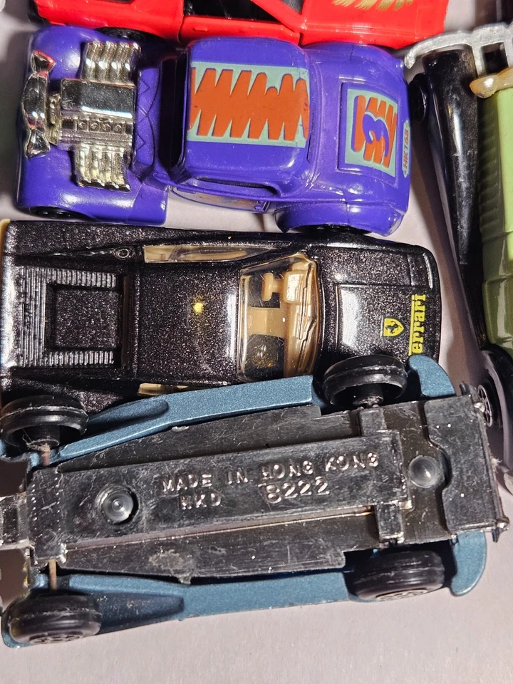 Vintage Toy Race Cars, Hot Wheels, Metal/Plastic Random Cars Lot ( Parts Restore - Image 3 of 4