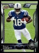2015 Topps Chrome Phillip Dorsett Rookie Indianapolis Colts #170