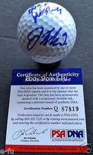 JOE MAUER Signed Nike Golf Ball Auto PSA/DNA COA Twins Best Wishes Autograph