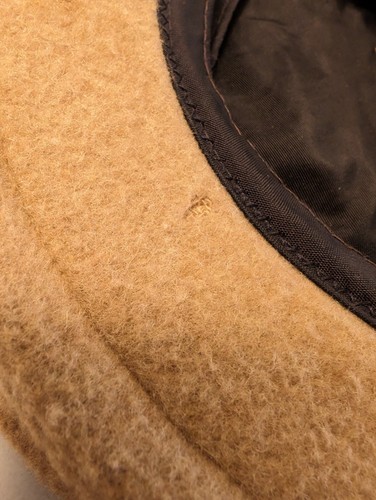 Vtg Pendleton Driving Cap - Men's MEDIUM - Brown Tan Wool USA Newsboy Cabbie Hat - 第 17/23 張圖片