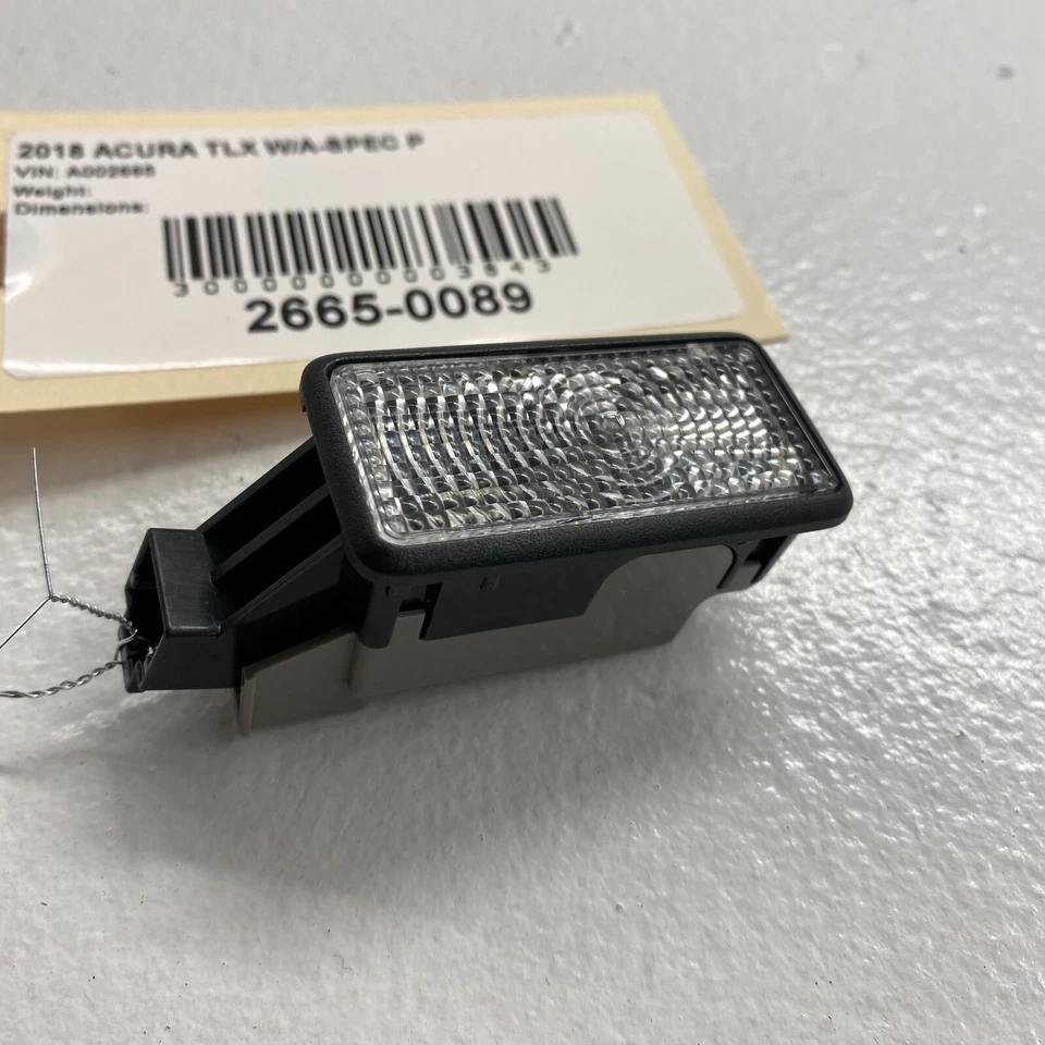 Luz de lámpara de cortesía delantera izquierda o derecha 2015-2020 Acura TLX MDX RDX OEM 1 PIEZA Foto 3 de 4