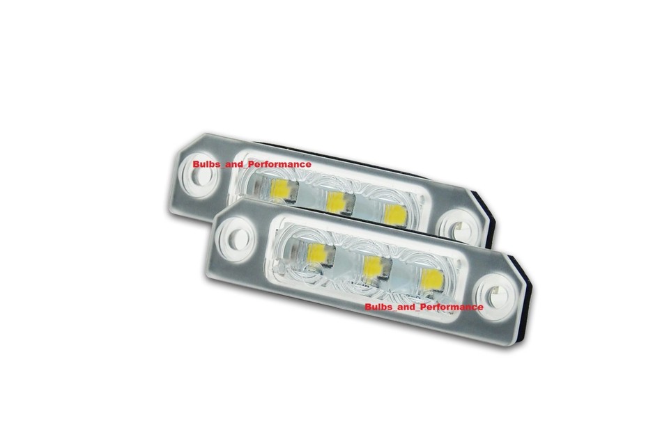 White 6000K LED License Plate Lights For 2010-2014 Ford Mustang – Brilliant White, 12V, Easy Install