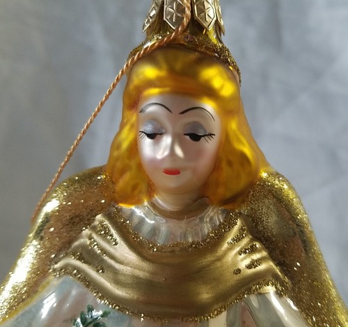 Polonaise mundgeblasenes Glas Komozja Engel Ornament Frieden auf Erden Löwe Lamm 7,5" Neu im Karton - Bild 9 von 14