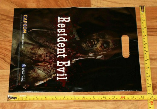 Resident Evil 1 4 Outbreak PS 2 Capcom Promo Shopping Plastic Bag like Poster - Picture 8 of 12