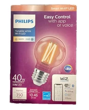 Philips 40-Watt Equivalent 350 Lumens Smart Wi-Fi LED Tuneable White Light Bulb