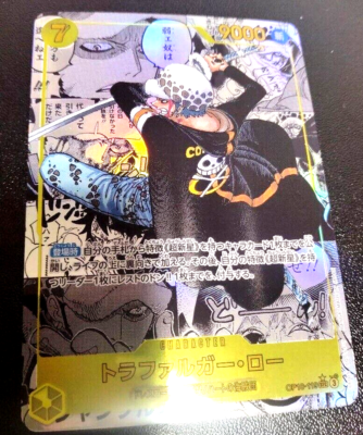 One Piece Card Trafalgar D. Water Law OP10-119 Comic Parallel