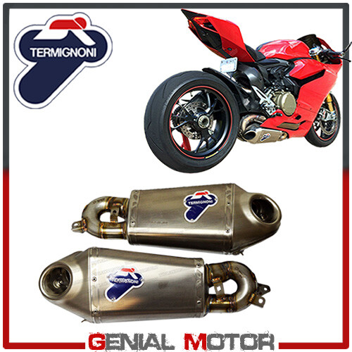 Ducati Panigale 899 2015 15 Mufflers Termignoni Exhaust Titanium For Sale Online Ebay