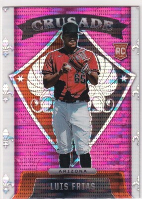 2022 CRUSADE PRIZMS PINK PULSAR RC LUIS FRIAS DIAMONDBACKS CHRONICLES (AA)-1178