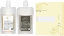 IKUE Shampoo  Treatment Citrus 50ml x 2 Travel Set Fresh Citrus Scent
