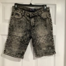 Phat Farm Youth Boys Size 16 Stretch Denim Jean Shorts