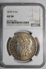 1879 O Morgan Silver Dollar AU58 NGC #020