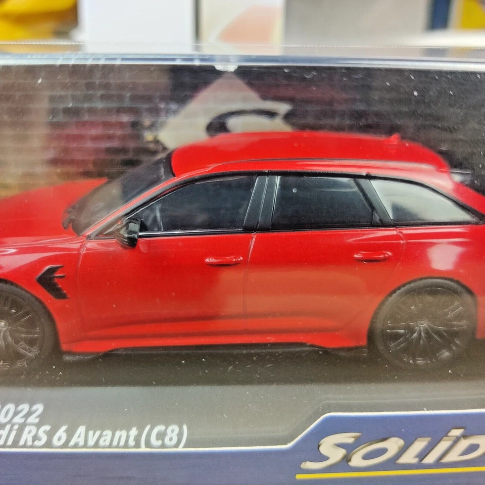 VOITURE SOLIDO AUDI RS6-R ABT MISANO RED 2022  1:43 NEUF BOITE S4310706 - Photo 3/4