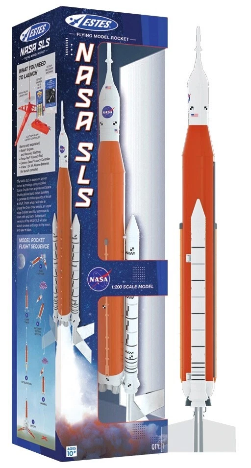 Estes 2206 NASA SLS Flying Model Rocket Kit | 1:200 Scale | Beginner Level - Image 3 of 4