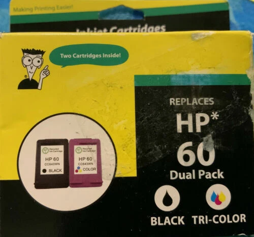 Cartuchos de tinta para impresora HP 60 HP remanufacturados
