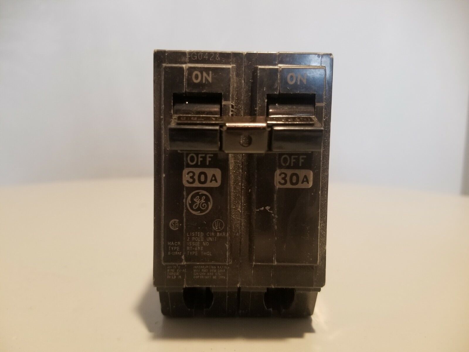 General Electric Circuit Breaker 2P RT-6 Max 49% OFF online shopping 120 Type 240VAC 30A