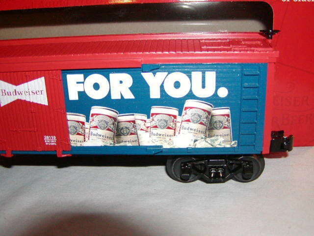 Lionel 2128110 This Bud's for you Woodside Beer Reefer O 027 MIB 2021 New Sealed - Image 2 of 4