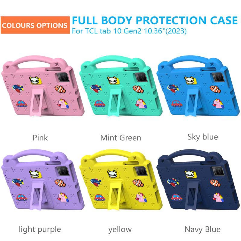 Kids Case For TCL Tab 10 Gen 2 10.36" 2023 Shockproof Heavy Duty Rugged Cover - Image 4 of 4