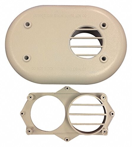 Goodman 2" Flush-mount Side Wall Vent Kit for Any Brand Gas Furnace 0170K00001S - Picture 1 of 5