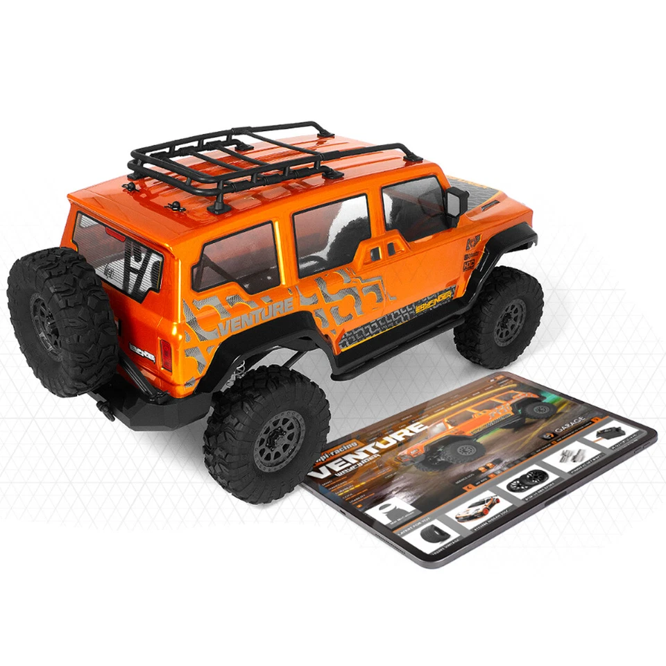 HPI 160510 1/10 Venture Wayfinder 4WD Off-Road RTR Crawler Metallic Orange - Image 4 of 4