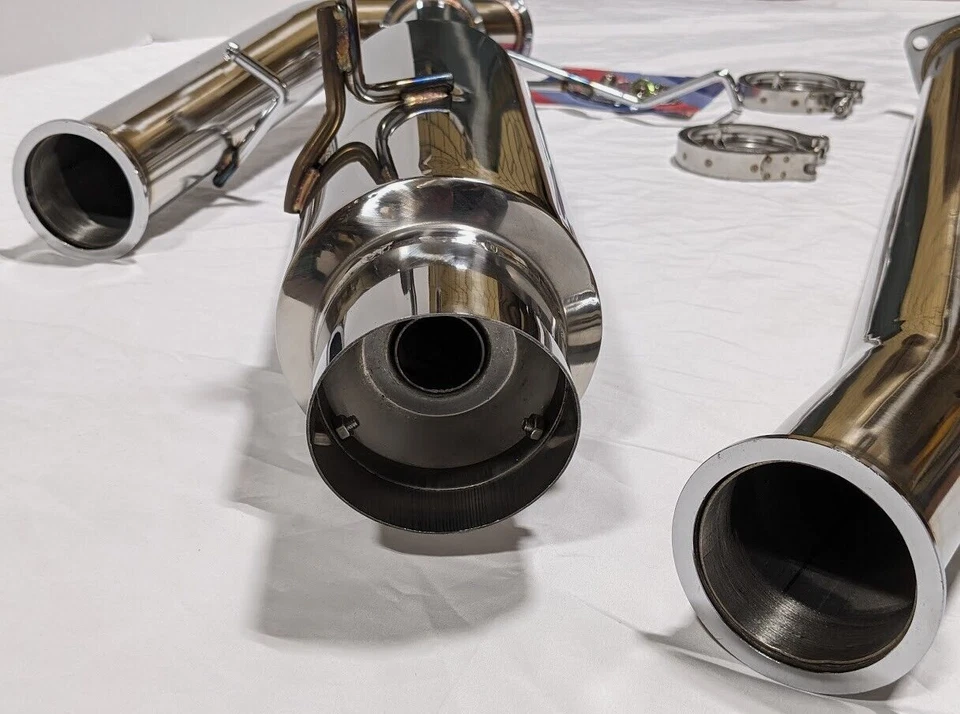 Sistema de escape completo Catback de 3" con punta de acero inoxidable de 4" para Toyota Supra 1986-92 Foto 2 de 4