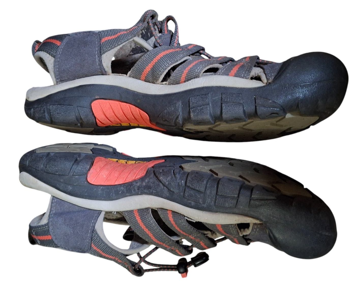 Sandali KEEN Newport H2 punta chiusa uomo taglia 10 grigio scarpe sportive acqua