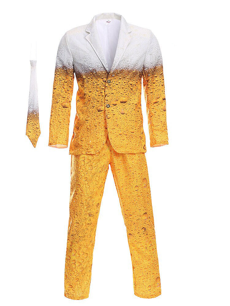 Humour Bucks Oktoberfest Stag Party Men's Beer Suit Jacket Pants
