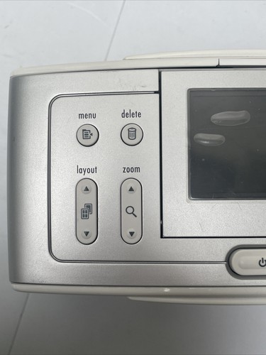 HP 385 Digital Photo Inkjet Printer Not Tested Missing AC Cable Adapter - Picture 10 of 11