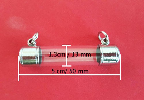 5 PIEZAS Tailandés Hecho a Mano Amuleto Takrud Takrut Tubo Carcasa, Estuche, Marco 2 Ganchos NO.1 - Imagen 2 de 8