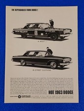 1963 CAROLINA DODGE DEALERS #6 COTTON OWENS R...