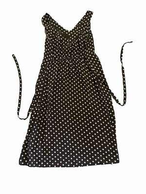 Motherhood Maternity Polka Dot Sleeveless Dress - Size Medium
