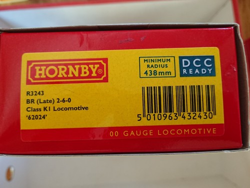 Hornby R3243 BR (Late) 2-6-0 Class K1 Locomotive No. "62024" DCC Ready NEW - Picture 2 of 2