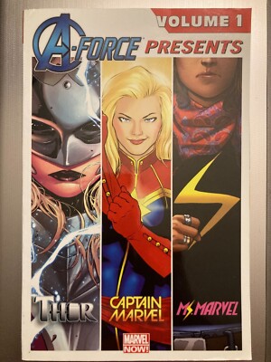 A-FORCE Presents Volume One -TRADE PAPERBACK - (Marvel Comics 2015).