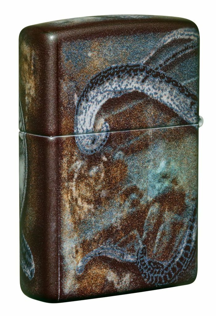 Zippo Windproof Lighter, Pirate Doubloon Coin with Kraken, 49434