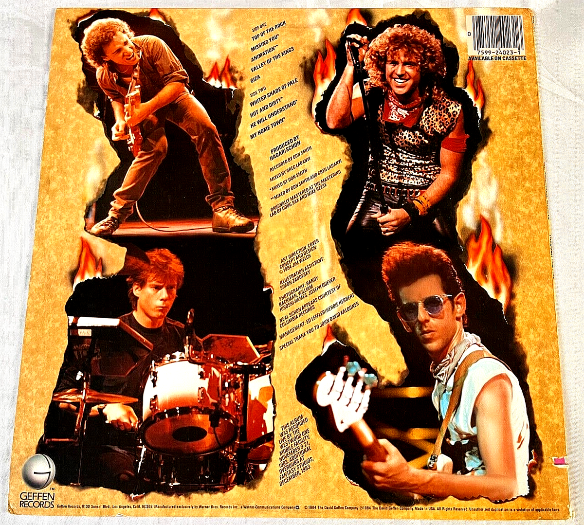 Sammy Hagar Schon Aaronson Shrieve HSAS 