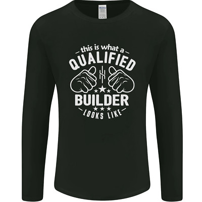 Gildan Herren Langarm Maglietta Crew Neck SoftStyle 64400 Baumwolle Schwarz