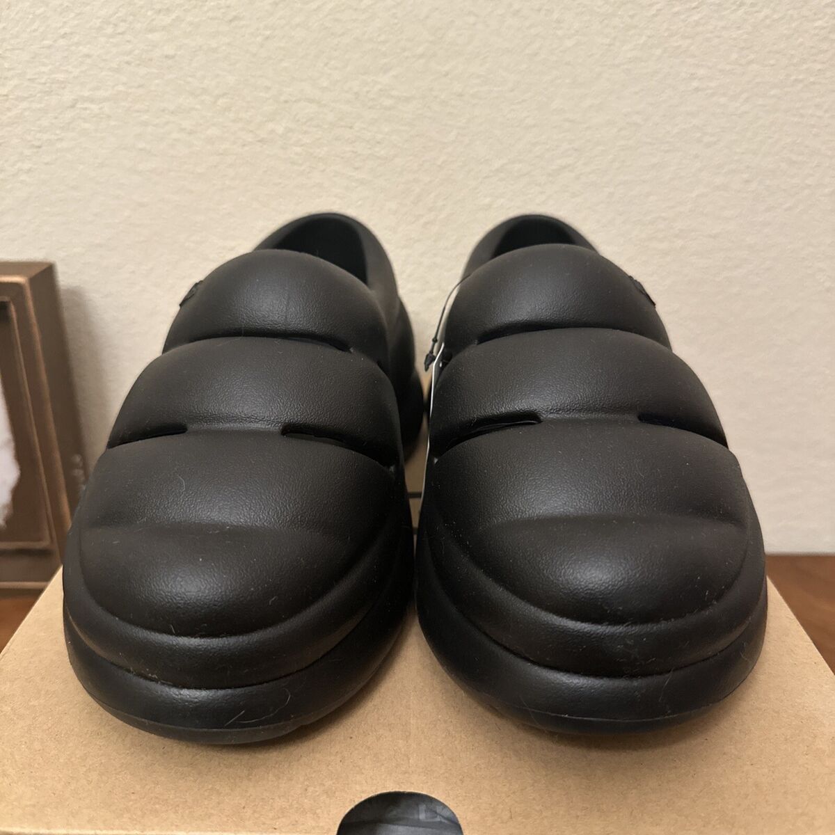 UGG SPORT YEAH Clog BLACK Platform Cloud Slides Slip On UGG SPORT YEAH Clog BLACK Platform Cloud Slides Slip On