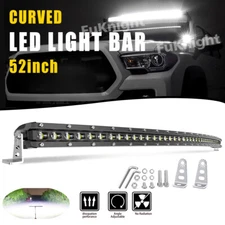 For Ford F-150/F150 Roof 50inch Curved LED Light Bar Slim Offroad Driving 52"