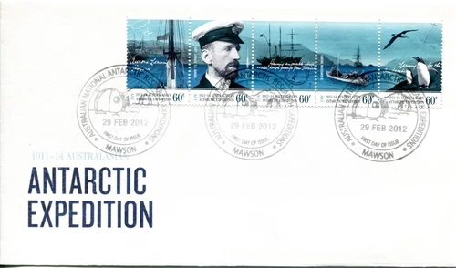 2012 AAT Centenary of the Australian Antarctic Expedition - FDC Mawson