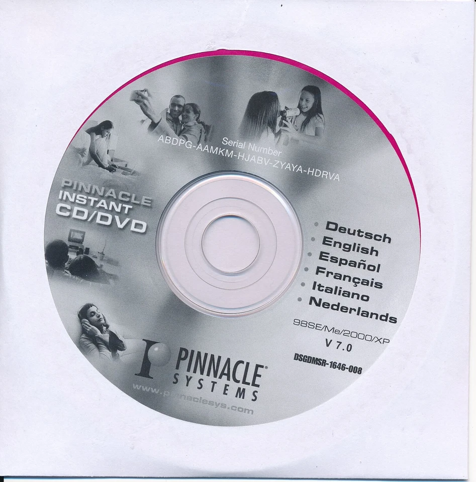 Pinnacle Instant CD DVD 7 - Burn Copy PC - BRAND NEW (CD in Sleeve) - Image 2 of 2